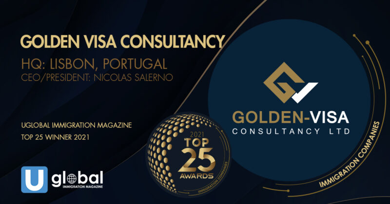 UG Magazine- Top25 SM Banner Immigration Companies – Golden Visa Consultancy